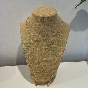 14k plated gold chain necklace